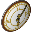 LEGO Shield - Curved with Clock Face with Roman Numerals (34407 / 75902)