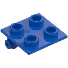 LEGO Blue Hinge 2 x 2 Top (6134)